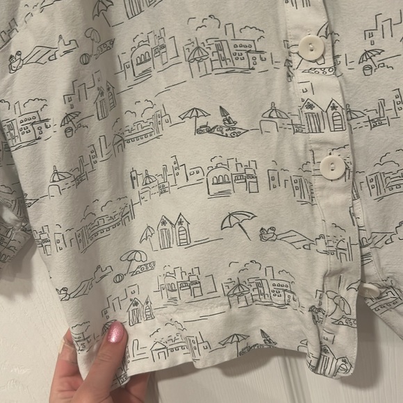 Christopher & Banks white button up - Picture 2 of 3